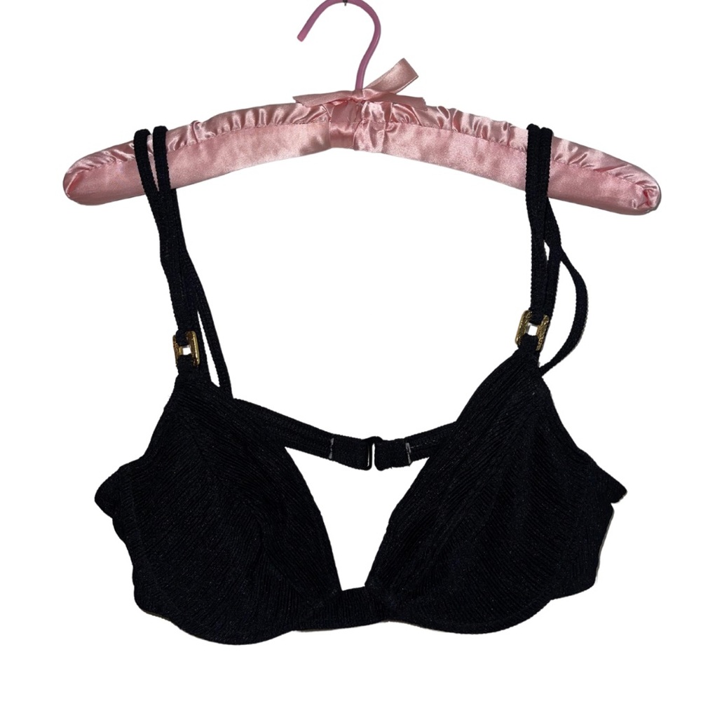 Vintage 90s Black La Blanca Swim Top